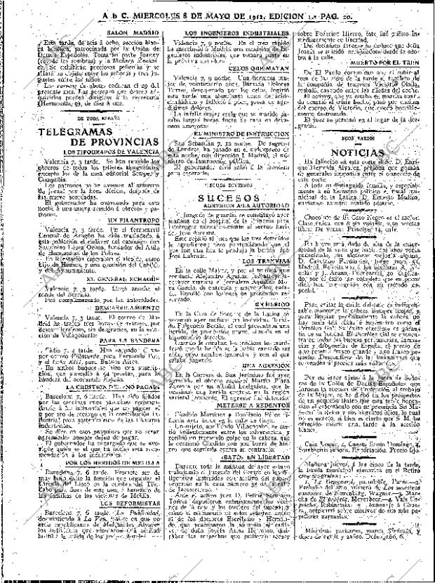 ABC MADRID 08-05-1912 página 20