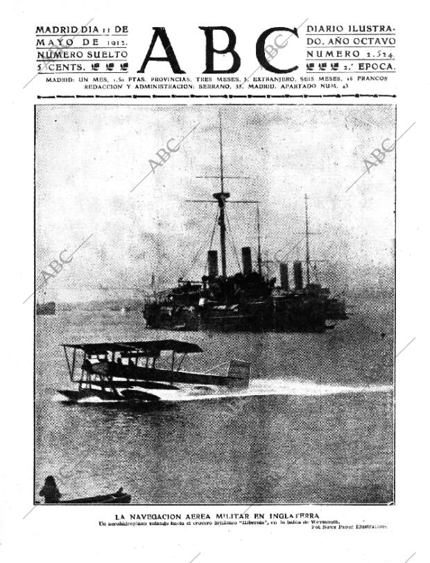 ABC MADRID 11-05-1912 página 1