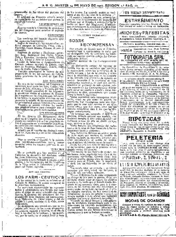 ABC MADRID 14-05-1912 página 10