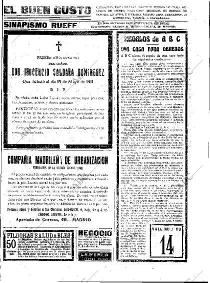 ABC MADRID 14-05-1912