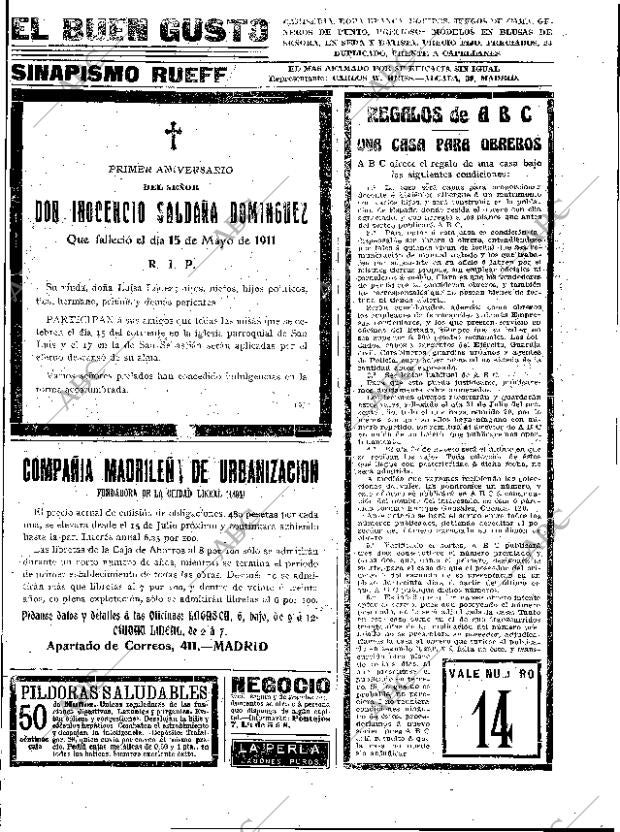 ABC MADRID 14-05-1912 página 23