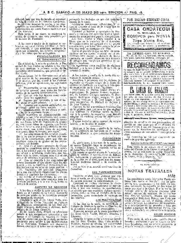 ABC MADRID 18-05-1912 página 18