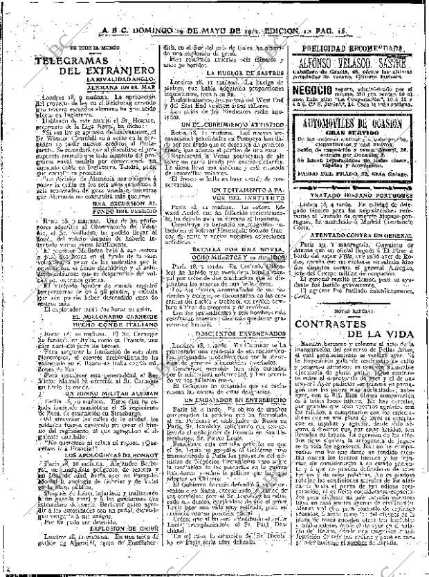 ABC MADRID 19-05-1912 página 16