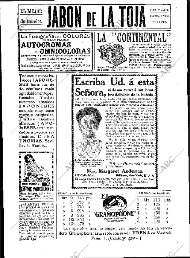 BLANCO Y NEGRO MADRID 26-05-1912 página 8