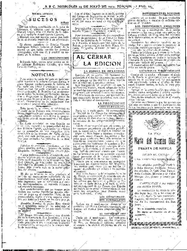 ABC MADRID 29-05-1912 página 20