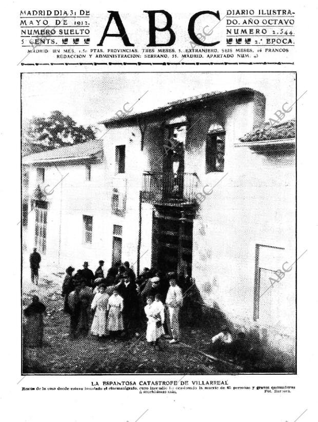 ABC MADRID 31-05-1912 página 1