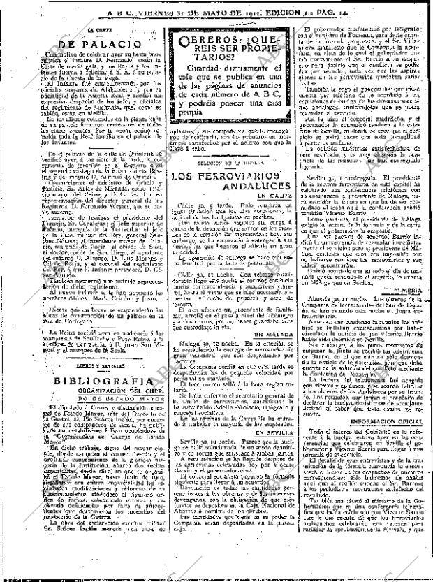 ABC MADRID 31-05-1912 página 14