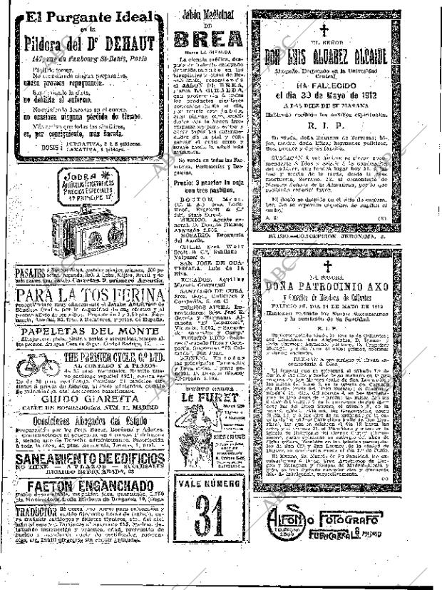 ABC MADRID 31-05-1912 página 5