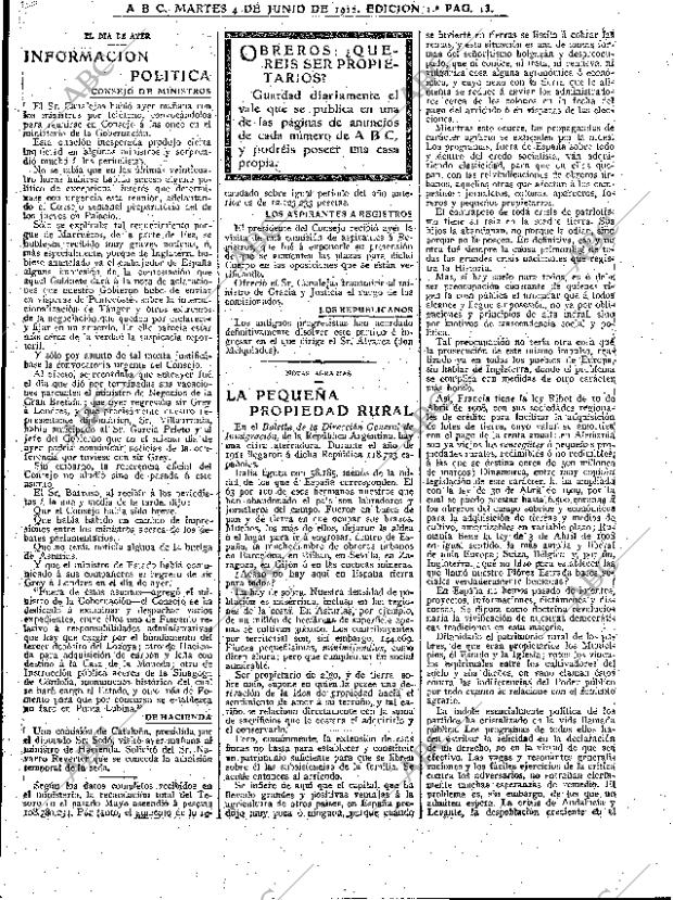 ABC MADRID 04-06-1912 página 13