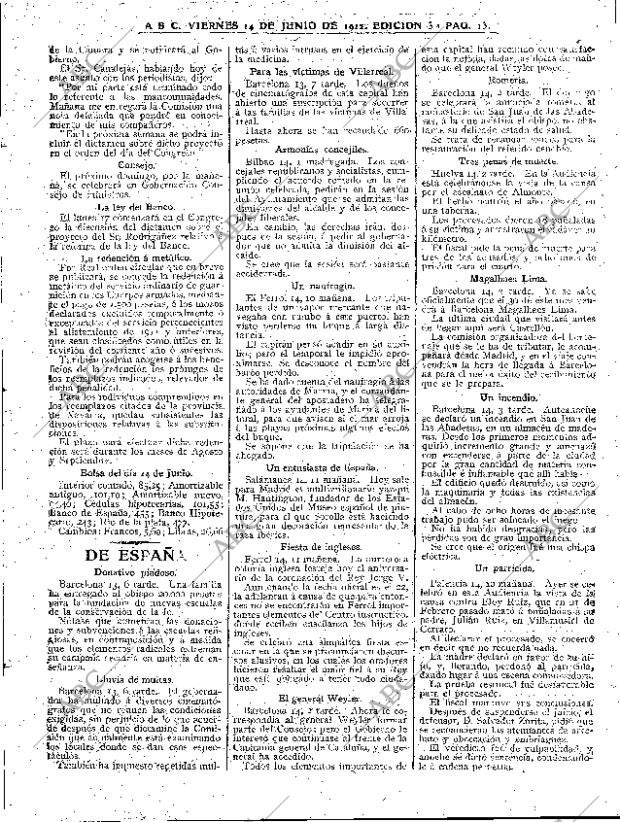 ABC MADRID 14-06-1912 página 13