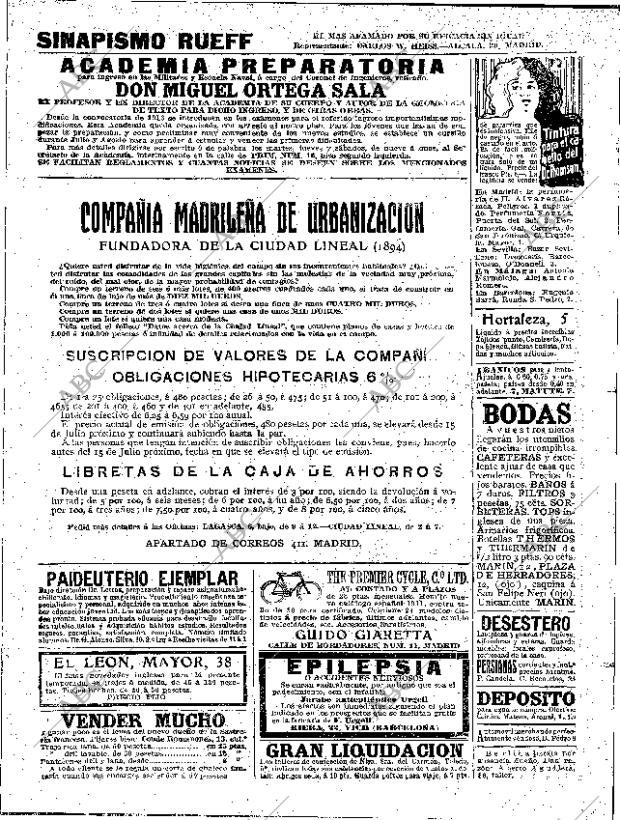 ABC MADRID 14-06-1912 página 22