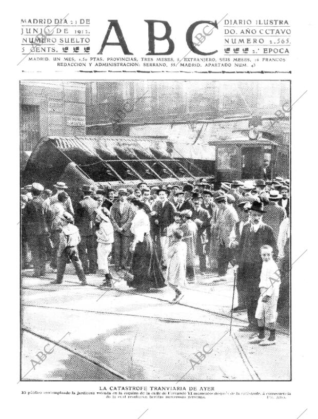 ABC MADRID 21-06-1912 página 1