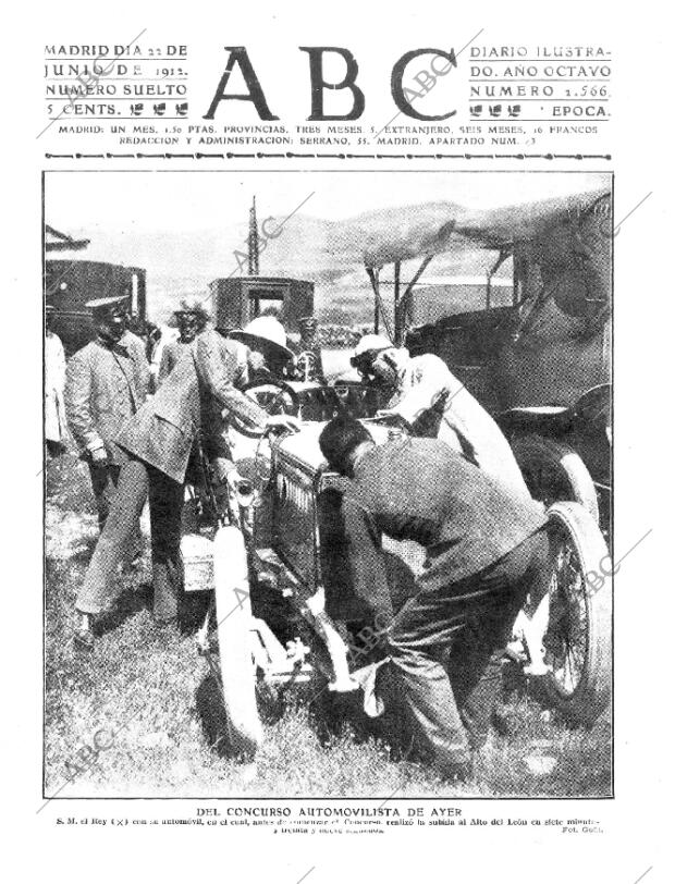 ABC MADRID 22-06-1912 página 1