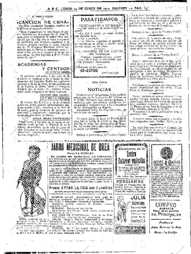 ABC MADRID 24-06-1912 página 14
