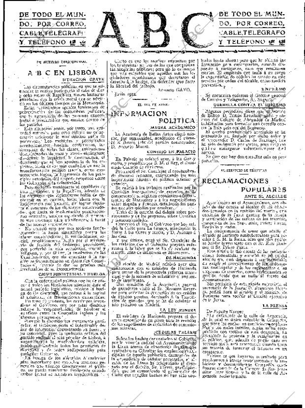 ABC MADRID 27-06-1912 página 5
