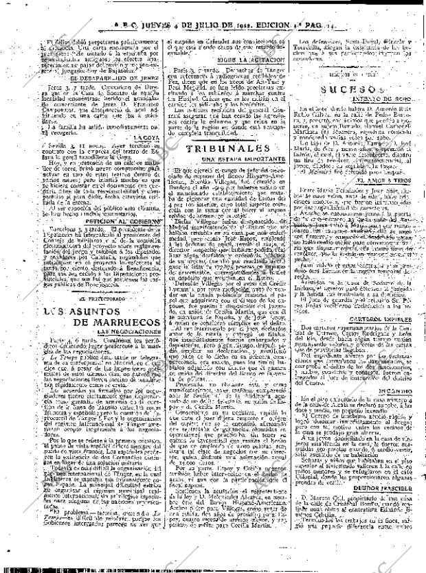 ABC MADRID 04-07-1912 página 14