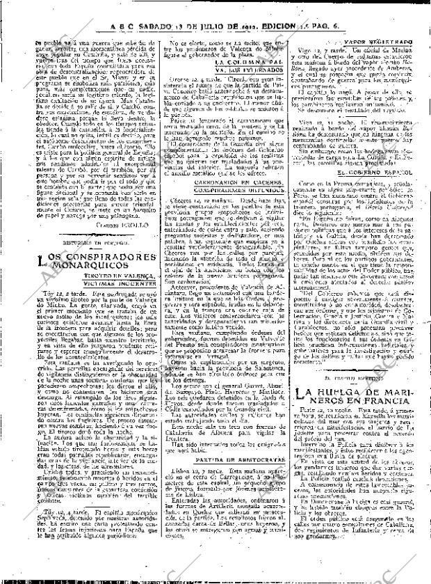 ABC MADRID 13-07-1912 página 6