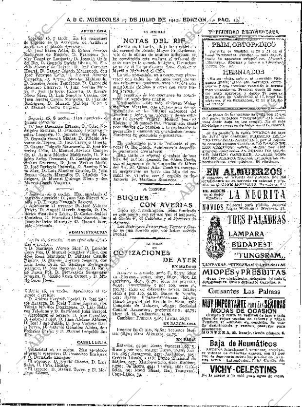 ABC MADRID 17-07-1912 página 14