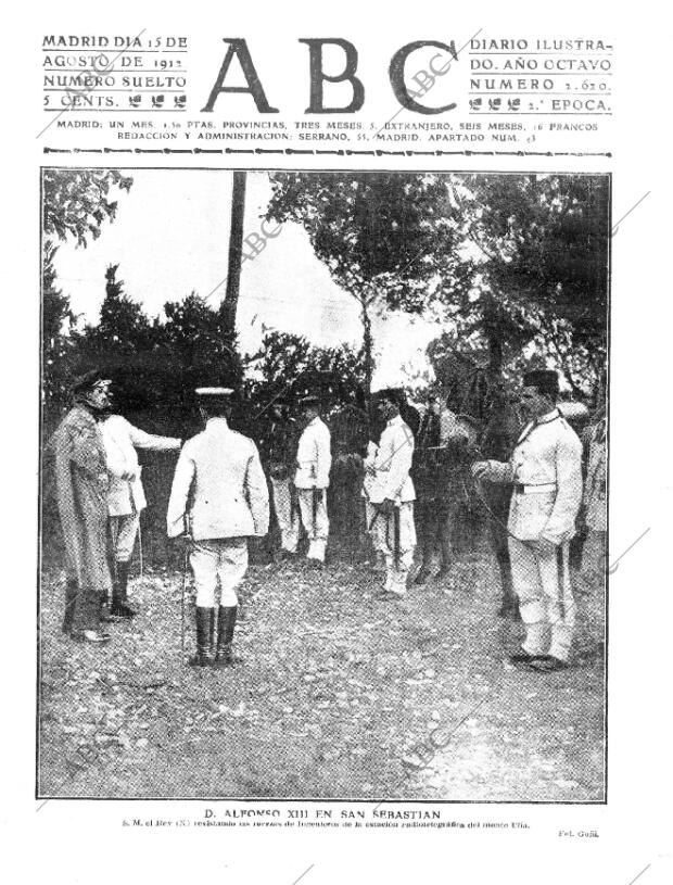 ABC MADRID 15-08-1912 página 1