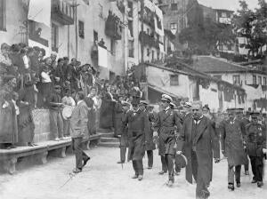 Los Funerales por las Víctimas de la galerna del Cantábrico - el Rey en Bermeo...