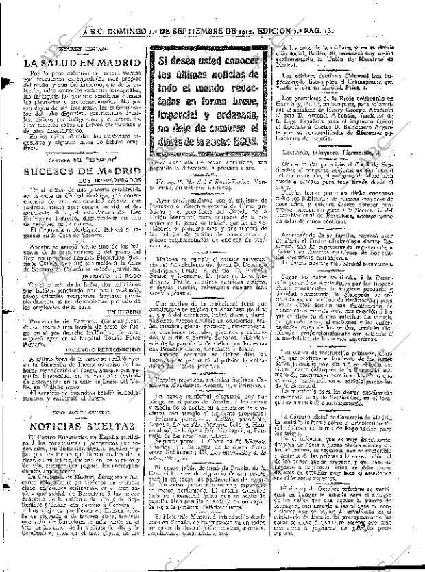 ABC MADRID 01-09-1912 página 13