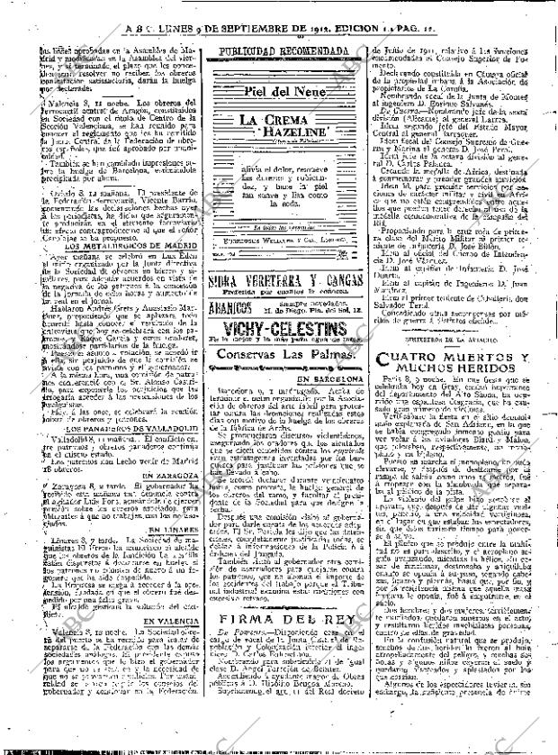 ABC MADRID 09-09-1912 página 12