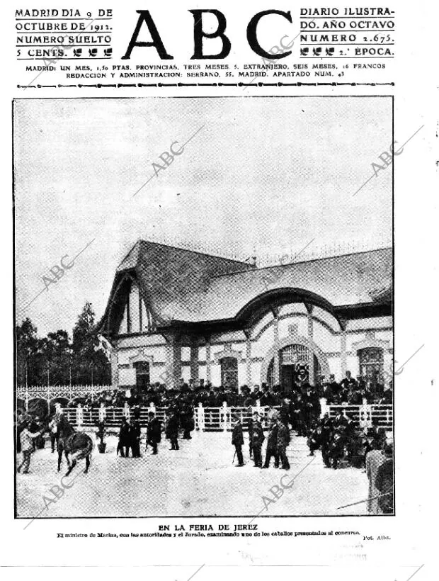 ABC MADRID 09-10-1912 página 1