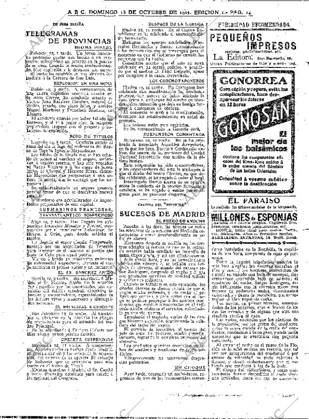 ABC MADRID 13-10-1912 página 14