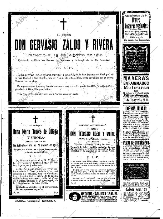 ABC MADRID 13-10-1912 página 23