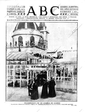 ABC MADRID 15-10-1912 página 1