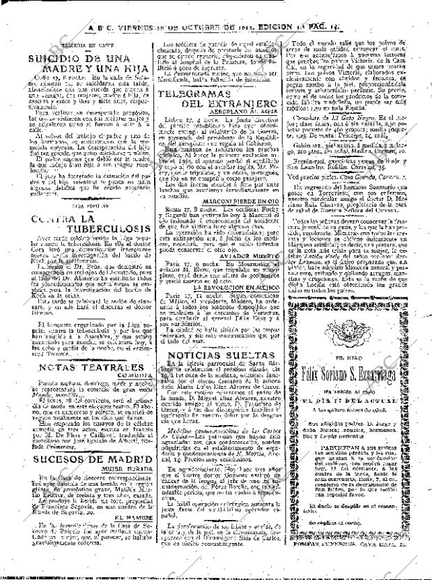 ABC MADRID 18-10-1912 página 14