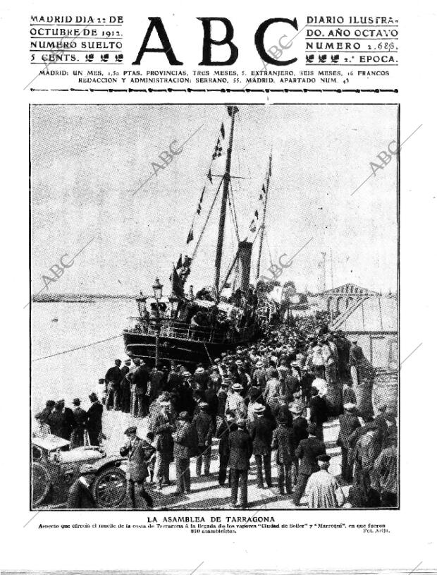 ABC MADRID 22-10-1912 página 1