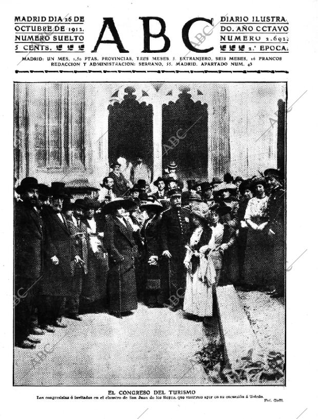 ABC MADRID 26-10-1912 página 1