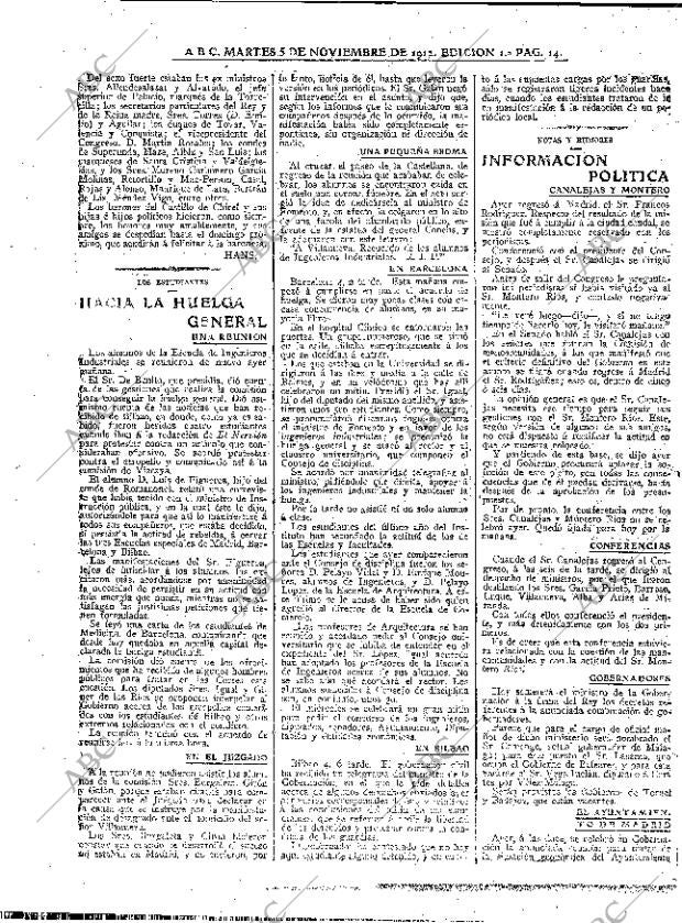 ABC MADRID 05-11-1912 página 14