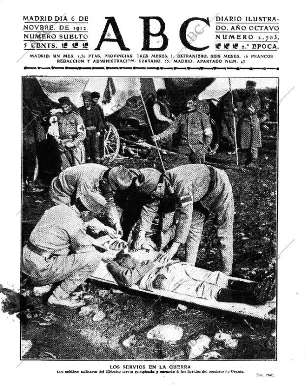 ABC MADRID 06-11-1912 página 1