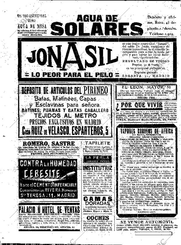 ABC MADRID 15-11-1912 página 20