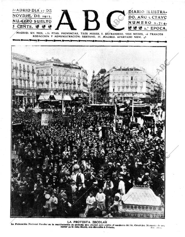 ABC MADRID 17-11-1912 página 1