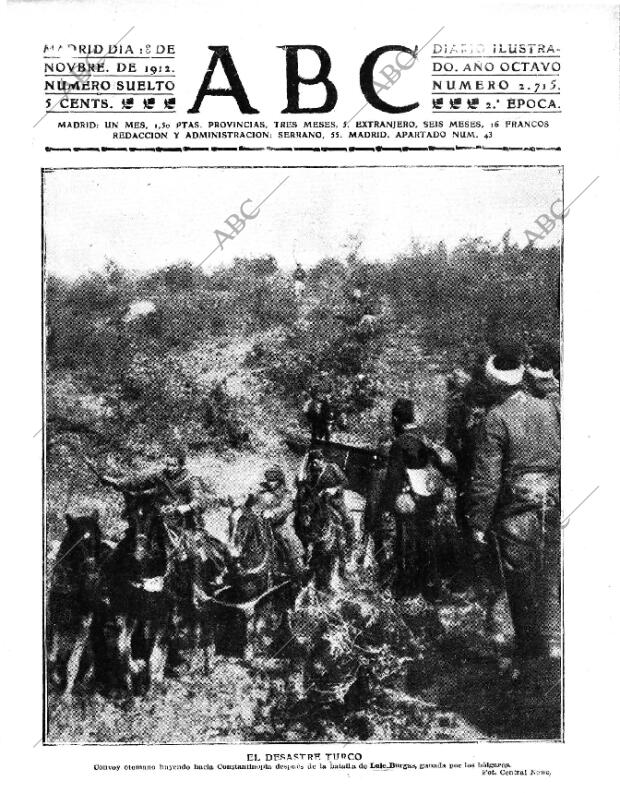 ABC MADRID 18-11-1912 página 1