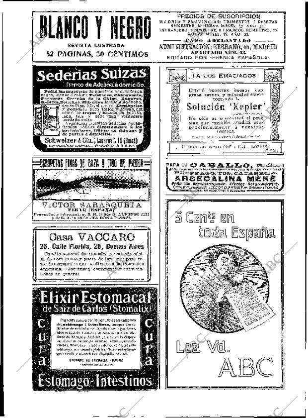 BLANCO Y NEGRO MADRID 24-11-1912 página 2