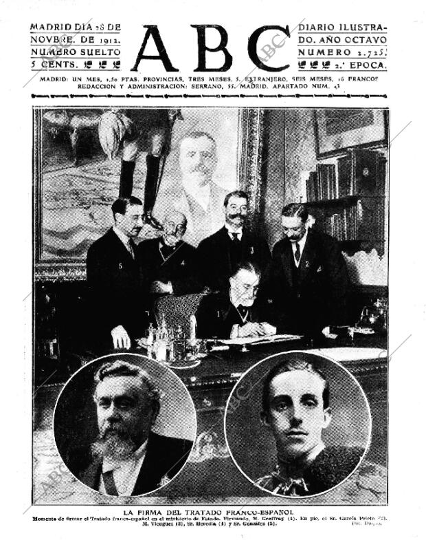 ABC MADRID 28-11-1912 página 1