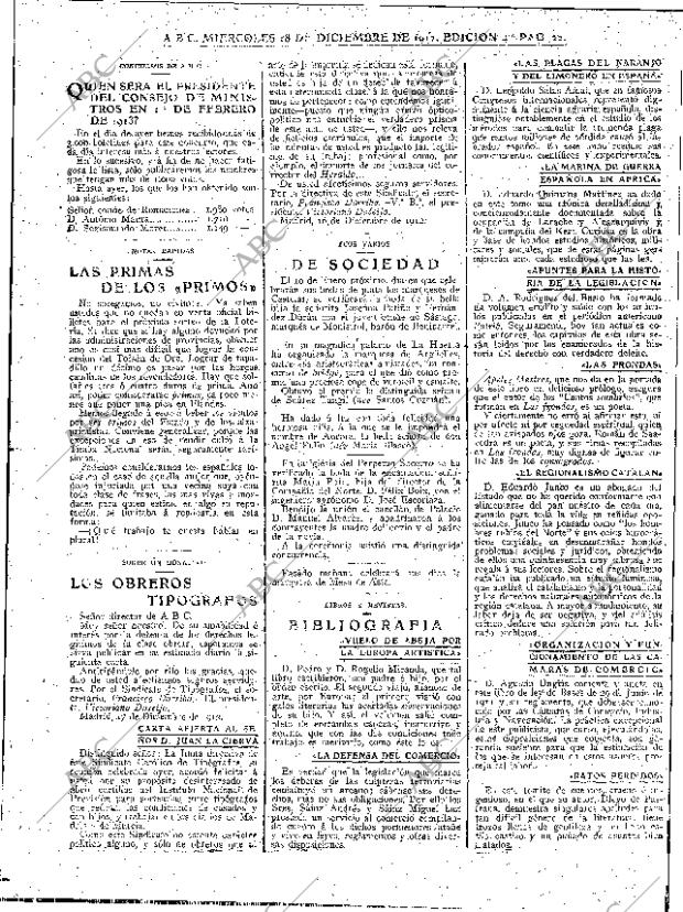 ABC MADRID 18-12-1912 página 22