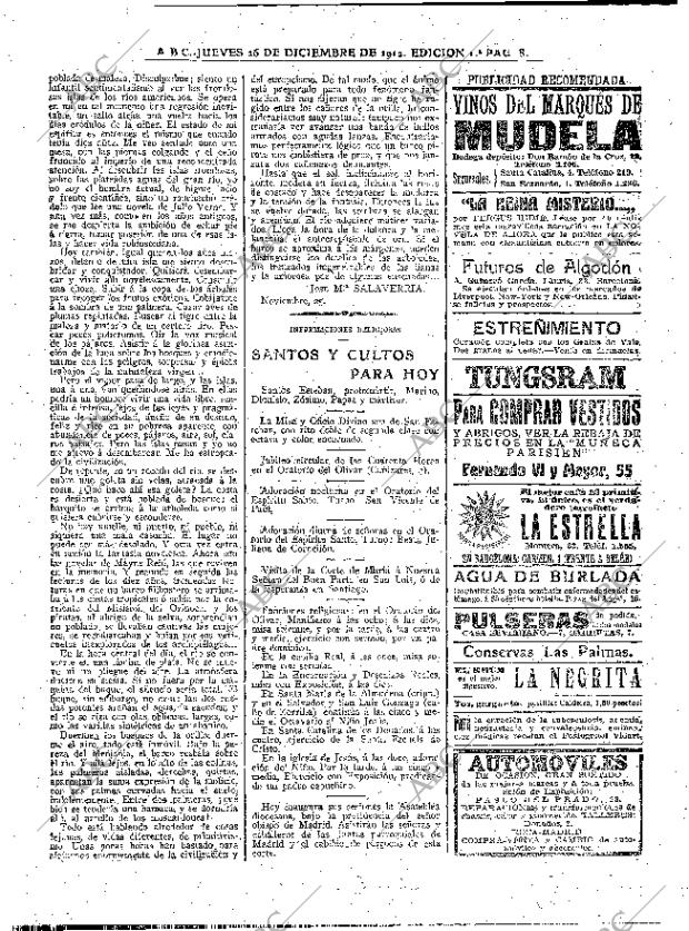 ABC MADRID 26-12-1912 página 8