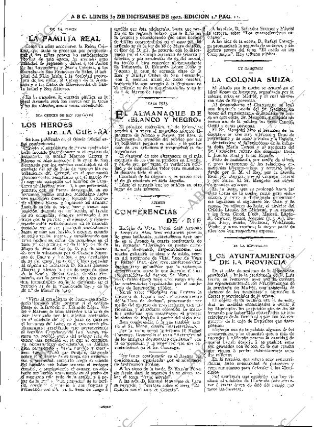 ABC MADRID 30-12-1912 página 11