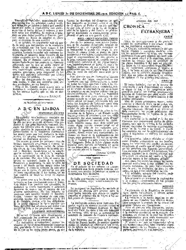 ABC MADRID 30-12-1912 página 6