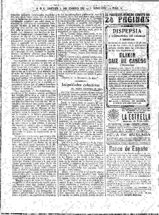 ABC MADRID 02-01-1913 página 6