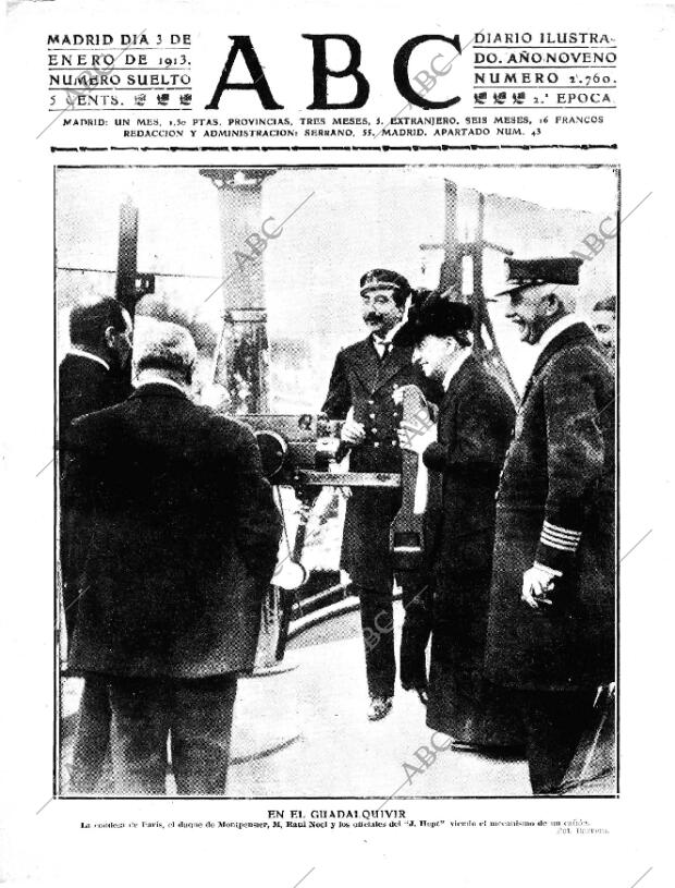 ABC MADRID 03-01-1913 página 1