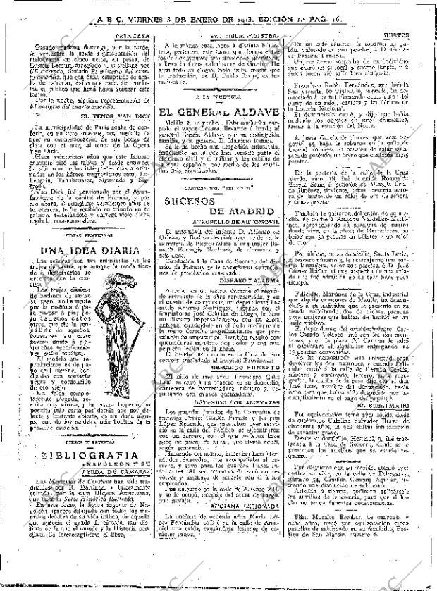 ABC MADRID 03-01-1913 página 16