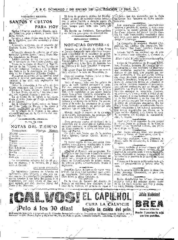 ABC MADRID 05-01-1913 página 13