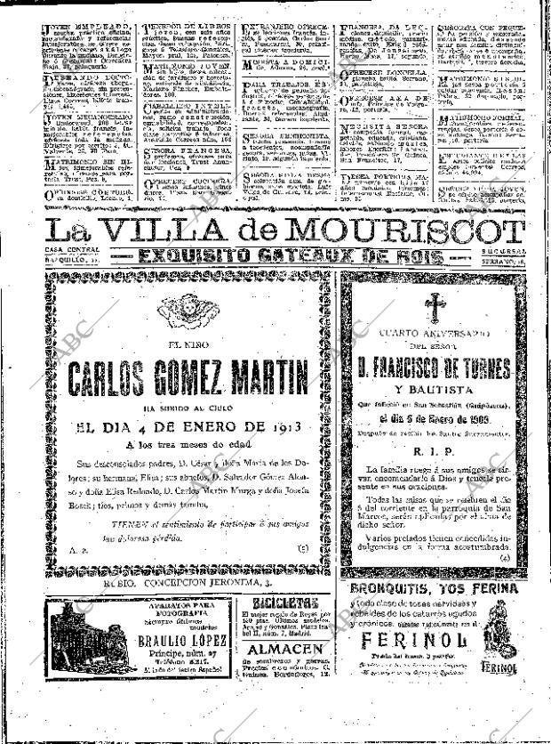 ABC MADRID 05-01-1913 página 16