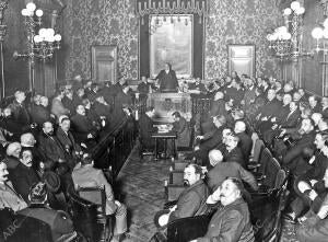 Reunión de Diputados, Senadores y Representantes de las Fuerzas Vivas de Madrid,...